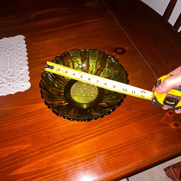 Antique Depression glass Lily bowl 1930’s - Picture 4 of 4